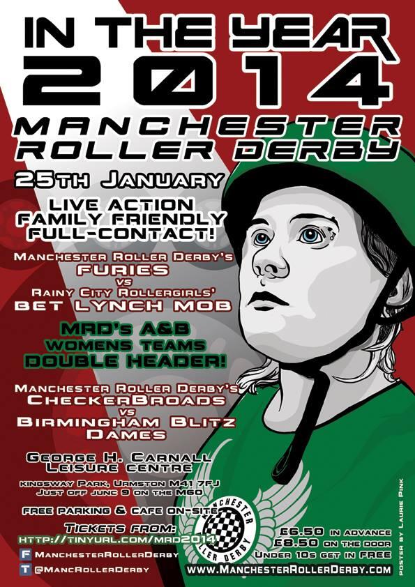 Manchester Roller Derby (@mancrollerderby) on Twitter photo Live roller derby in Urmston on 25 Jan! Please RT <a href="/urmstonlife/">Urmston Life</a> <a href="/ManchesterMaps/">Manchester Places</a> <a href="/StretfordM32/">StretfordM32</a> tinyurl.com/mrdhome14 Live roller derby in Urmston on 25 Jan! Please RT <a href="/urmstonlife/">Urmston Life</a> <a href="/ManchesterMaps/">Manchester Places</a> <a href="/StretfordM32/">StretfordM32</a> tinyurl.com/mrdhome14