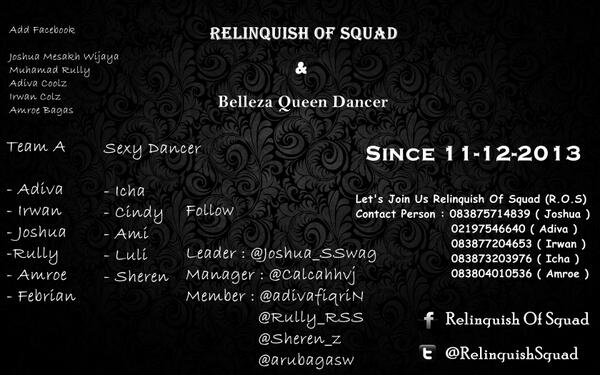 Relinquish Of Squad tweet media