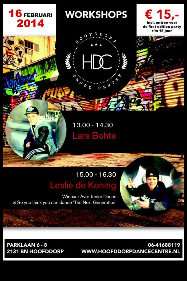 LarsBohte's tweet photo. 16 februari workshop van @lesliedekoning en mij bij @HDChoofddorp ! Geef je snel op! http://t.co/se681EpAJP