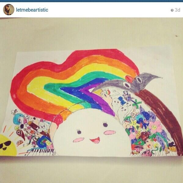 drawitappp's tweet photo. Something cute one of our #art fans on @instagram drew. #shoutout http://t.co/ZQwAEesQtE