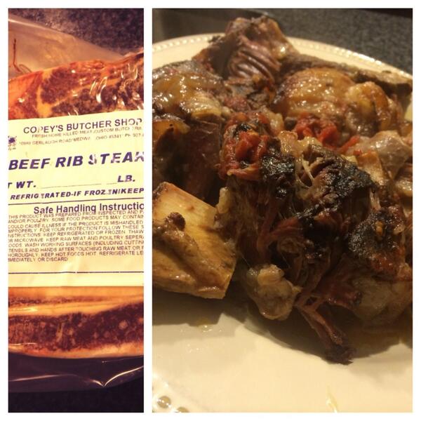 PositiveCookin's tweet image. Beef Steak in the Crockpot w 1 c. Broth, 1 can diced tomato, S&amp;amp;P overnight &amp;amp;holy goodness 😋@Watershed_Ohio