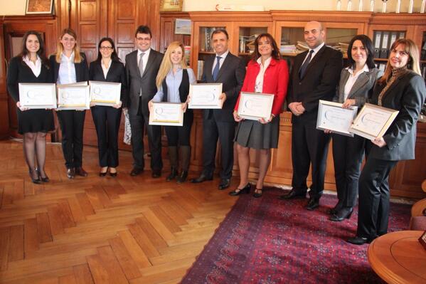 Etwinning Kalite EtiketiÖdül Sertifikaları Başarılı Öğretmenlerimize Sayın @DrMuammerYildiz tarafından takdim edildi