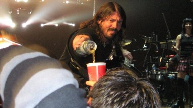 Happy 46th Birthday to Dave Grohl! Have a drink in his honor to celebrate - he\ll even pour it for you. 