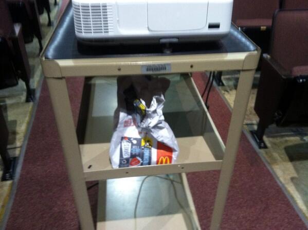 BASHstagecrew's tweet image. Look what @JimTowers2175 left in he auditorium for us.