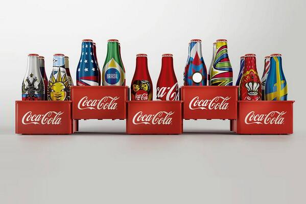 Coke's colorful special edition World Cup mini bottles reflect the spirit of Brazil adage.com/u/Aa3zfa