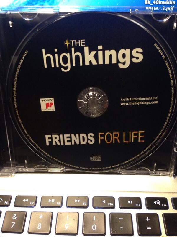 Just finished listening to The high kings new album " Friends for life". Loved every song. Great work.