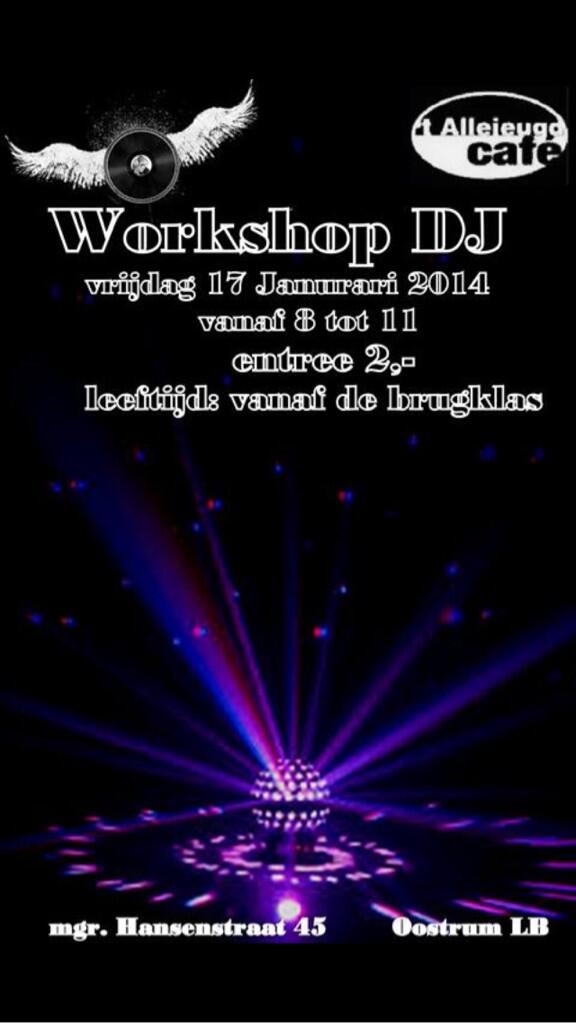 allejeugdcafe's tweet image. Vrijdag nog geen plannen?