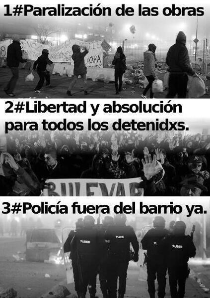 IzquierdaBasica's tweet photo. @GamoEnfurecido  #Gamonal pone 3 condiciones, si no continuaran las movilizaciones http://t.co/apXO6L7um6