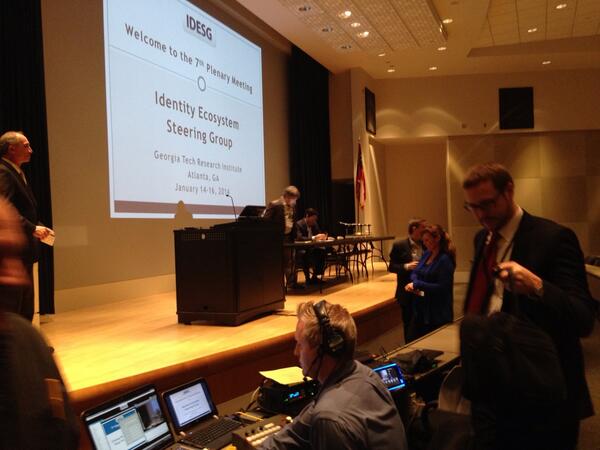 dazzagreenwood's tweet photo. The #Identity Ecosystem Plenary W/ @WhiteHouse's Andy Ozment! Webcast: http://t.co/cm7zcruHyW #NSTIC #IDESG http://t.co/BsF9h90Dro