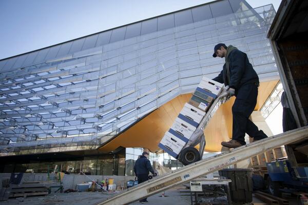 Cornell's tweet photo. Bill and Melinda Gates Hall opens @CornellEng http://t.co/g9vsV9Yf3L http://t.co/5IQcZPJxL3