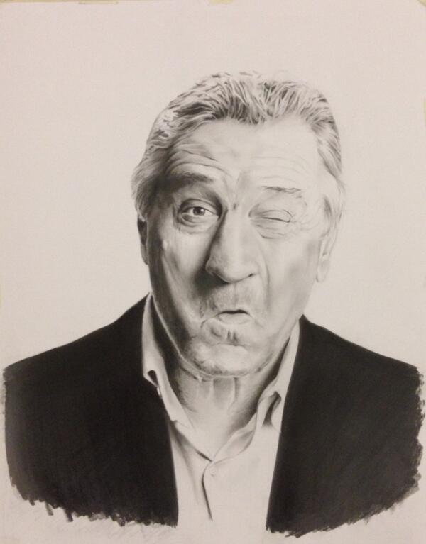 Farry_'s tweet image. and my latest pencil drawing update of Robert De Niro :)