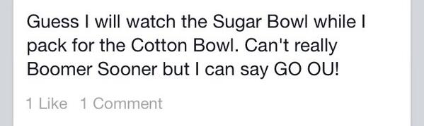 23Hallie's tweet photo. Finally OSU people rooting for the right team. ⭕️🙌 http://t.co/JUCo1dymoh