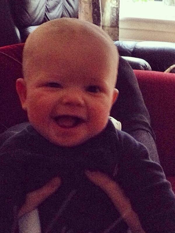 linzz82's tweet photo. My cheeky wee monkey! Xxx http://t.co/n8g7ZkJq0N