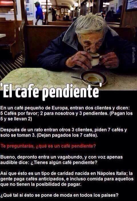 TuiterHits's tweet photo. Y si pusiéramos de moda los cafés pendientes.... El bar q lo haga me gana como clienta!!! #Malaga http://t.co/OkEGKlb9AB