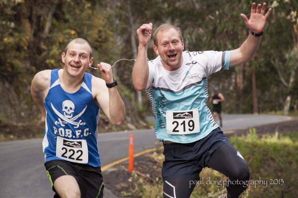 mirabellarun's tweet photo. #mirabellarun 2013 - Heron brothers proving that running 21.5km UP Mt @mtbuller  can be fun :) Happy NY ! http://t.co/TrsKlP0PTt