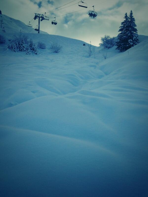 Peu de neige mais pour l'instant du velours