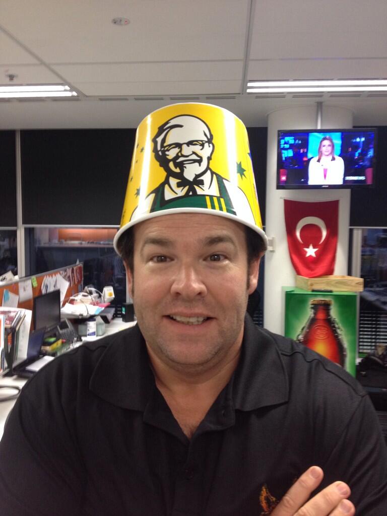Kfc bucket hat cricket on sale