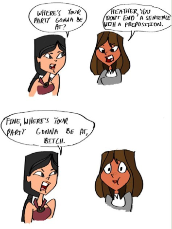 TotalDramaPics's tweet photo. I can totally see this conversation between Courtney and Heather. #TotalDrama #TD #TotalDramaIsland #TDI http://t.co/5S9Sg8sI8U