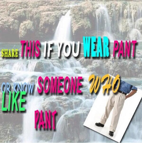 golinko's tweet photo. @ieatanddrink Please, I'd appreciate it http://t.co/tJnyPEwFe9” support pant please