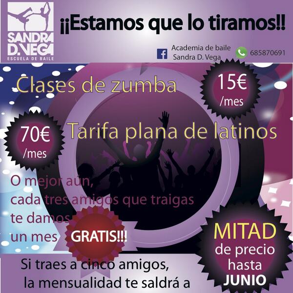 OFERTAS QUE NO PUEDES PERDERTE!!!! Infórmate de más promociones y clases!!!