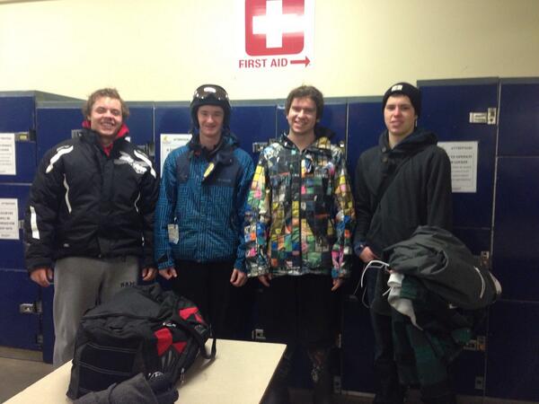 LPaslawski's tweet photo. #tbt to our trip @DenverKlein @loganlazurko @matt_dupont05 http://t.co/4riWrvHCuS