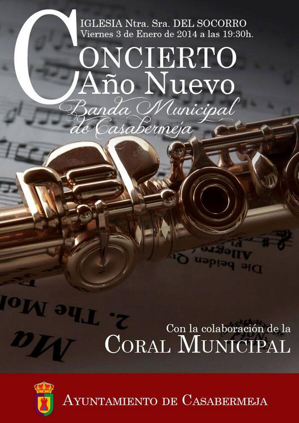 alberto2lopez's tweet photo. Hoy a las 19:30 en la parroquia Concierto de Año Nuevo de la @BMCasabermeja con la participación d la Coral Municipal http://t.co/n5VORfczPb