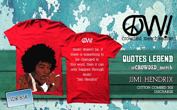 CROWDED_Merch's tweet photo. Open PO @CROWDED_Merch #QUOTESLEGEND  JIMI HENDRIX | only 85K | for order: 230C923E / 089699728064 http://t.co/OomSlk6Sip