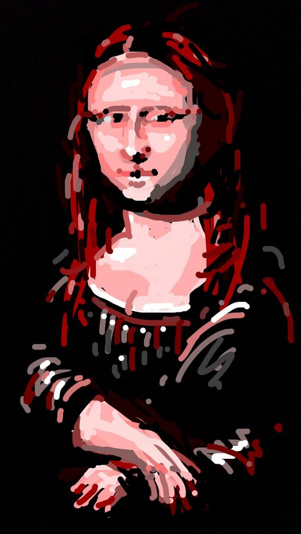 Snapchat mona lisa