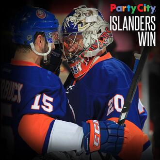 New York Islanders (@nyislanders) on Twitter photo #ISLES WIN! <a href="/bookerT2116/">Kyle Okposo</a> wins it in OVERTIMEEEEEE!!!!!!!!!! #Isles 3, #Blackhawks 2! #ISLES WIN! <a href="/bookerT2116/">Kyle Okposo</a> wins it in OVERTIMEEEEEE!!!!!!!!!! #Isles 3, #Blackhawks 2!