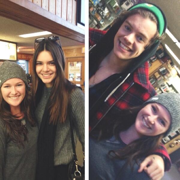 MileneUpdates's tweet photo. A fan with Kendall and Harry at a ski resort in LA today. (01/02/14) http://t.co/GKsU4SvrP2