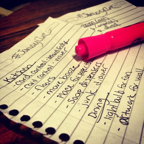 squillace's tweet image. Here we go! Day 1 of @AptTherapy&apos;s #JanuaryCure #2014resolutions