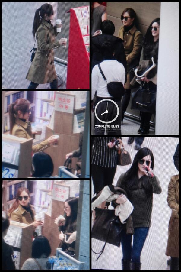 [PIC][03-01-2014]Yuri và Tiffany khởi hành đi Milan - Ý để chụp hình cho Burbery vào sáng nay - Page 2 BdBvBpTCYAEv2ig