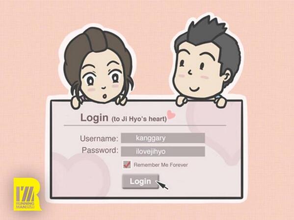 ItsMondayCouple's tweet photo. want to log in ? ;;) cr Running Man 런닝맨  -gaeli http://t.co/IlkpuROSH1