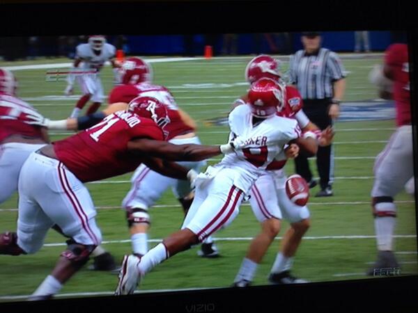 Mr_G101's tweet image. Oh No ~ Don't Mess with the Big12 #OUvsBAMA #7Sacks