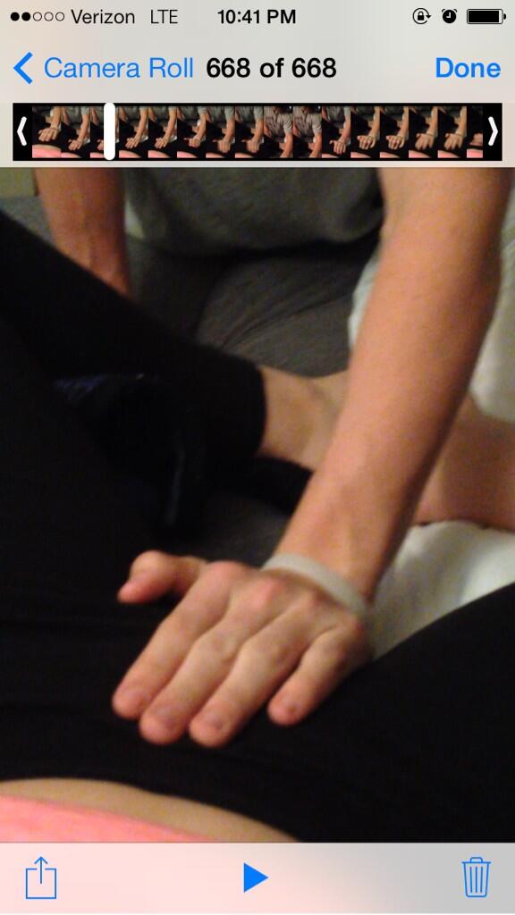 BondageSlutt's tweet photo. Getting pleasured by daddy.. http://t.co/3WP6CLGVhH