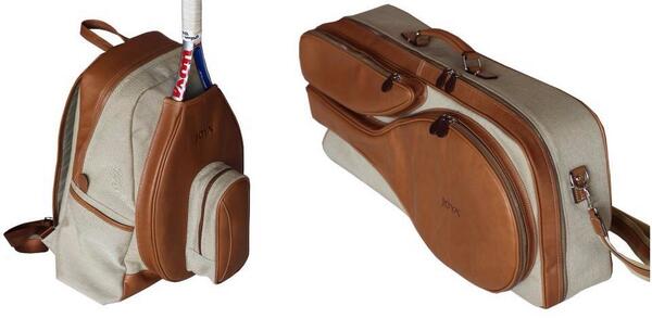 leather tennis bag