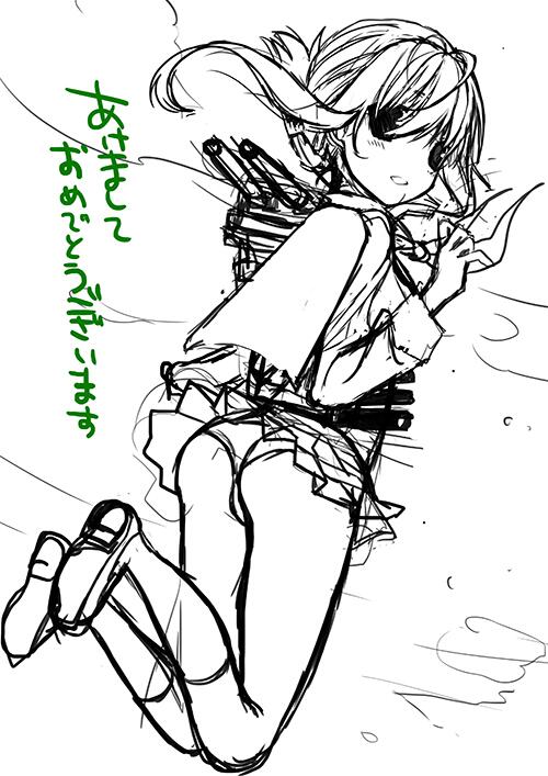 書き初めー!色まではつけられなかったタイムアップ;; 