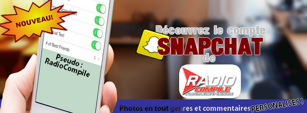 NRadioCompile's tweet image. Hé tout le monde, on à un compte #SnapChat ! full photos stupide et pas mal d'infos 
Pseudo : RadioCompile