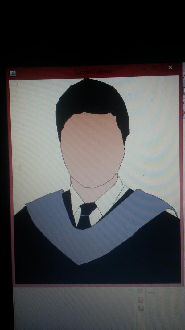 neilenore's tweet image. Almost done with ICS8 project. Mukha na lang haha #Java2D