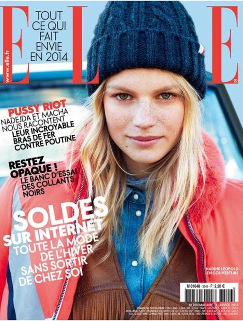 IMGmodels's tweet photo. #imgloves @NadineLeopold's January cover of @ELLEfrance http://t.co/tSpwNLnJcN