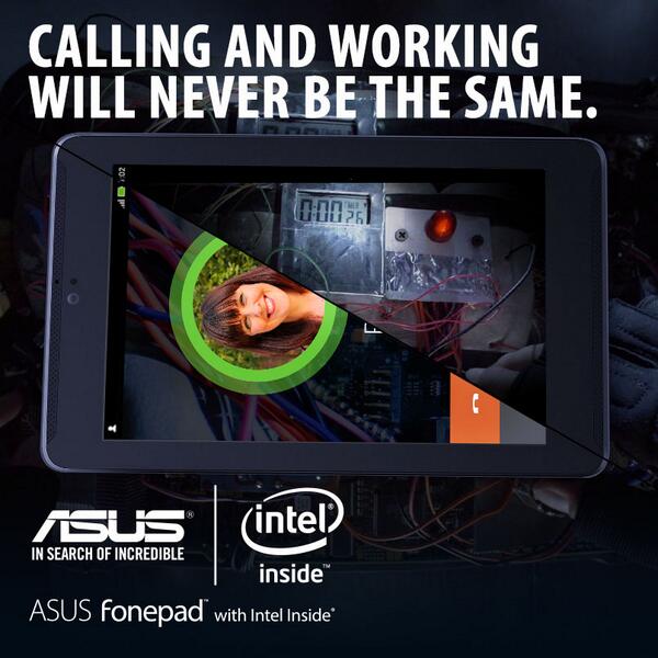 ASUS's tweet photo. Stay ahead of the game in both your work & love life! Here's how: http://t.co/CiUOJG0Z1f #fonepadiscalling http://t.co/tmddKl1bW0