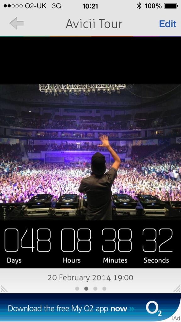 MattHigham90's tweet photo. Not Long Now!! Can't Wait! @Avicii @Phones4uArena #Manchester http://t.co/eKvsSZTaLU