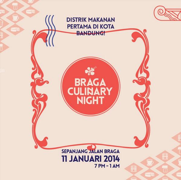 ridwankamil's tweet photo. Mark the birthdate people. Our weekly #BragaCulinaryNight RT @bragaculinary Braga,11 Jan 2014 http://t.co/J6rEmrCAsb"