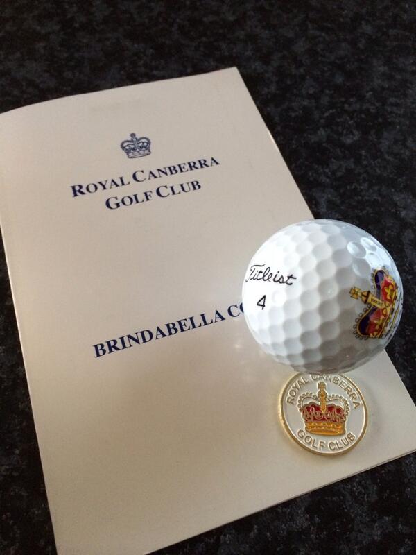 dimpower's tweet image. Great day for golf #royalcanberragolfcourse #titlest #TeamTitleist