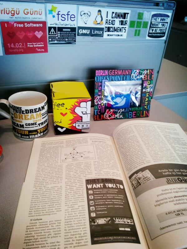 TheyDontWantYou's tweet photo. RT @nermincanik Thanks for article! @m_yarimada :) @TheyDontWantYou @BilimveGelecek #magazine #science #freedom @fsfe http://t.co/5Jb5S60DN0
