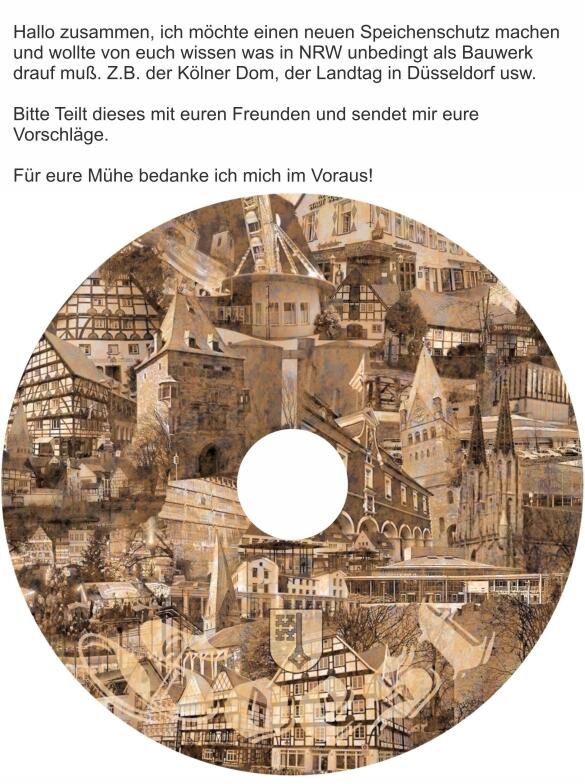 Hallo, wir möchte einen neuen Speichenschutz entwerfen und brauchen Ihre Hilfe. Schauen Sie sich bitte den link an.