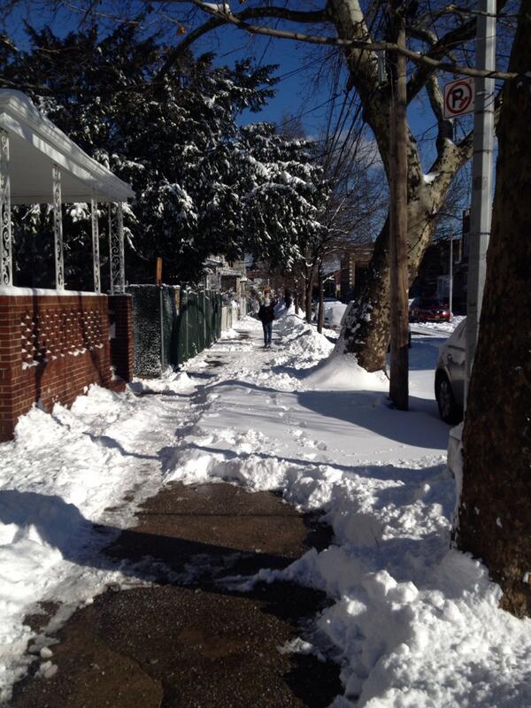 Much a nieve en new york