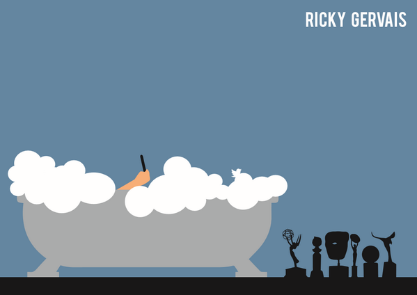 PortraitsByBM's tweet photo. Ricky Gervais @rickygervais #rickygervais #theoffice #derek #bathpic #kindnessismagic http://t.co/39hycAFDO0