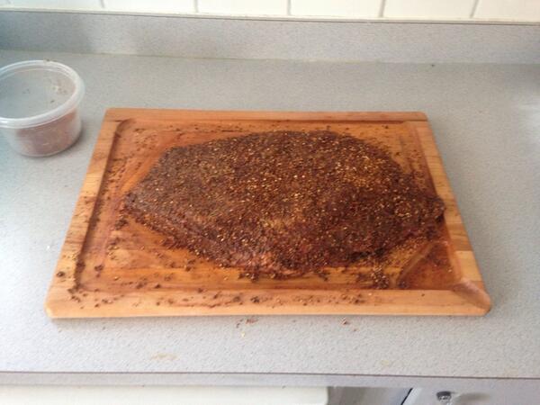 mitchlaw595's tweet photo. And now for the brisket #homeostasisBBQ http://t.co/2x3PrJTbZS
