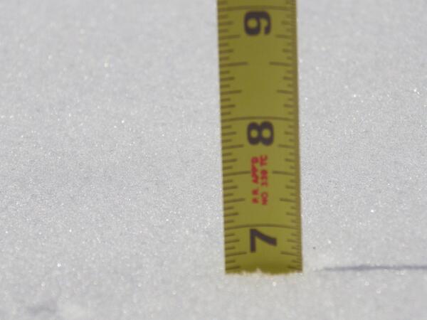 JDChescoPA's tweet image. First-hand snowfall measurement in @CalnTownship #chestercounty #snowtotal #pawx #bittercold